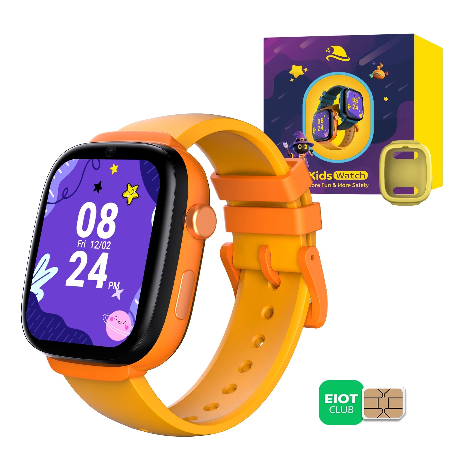 EIOTMART 4G Kids Smartwatch GPS Two Way Call Video SOS