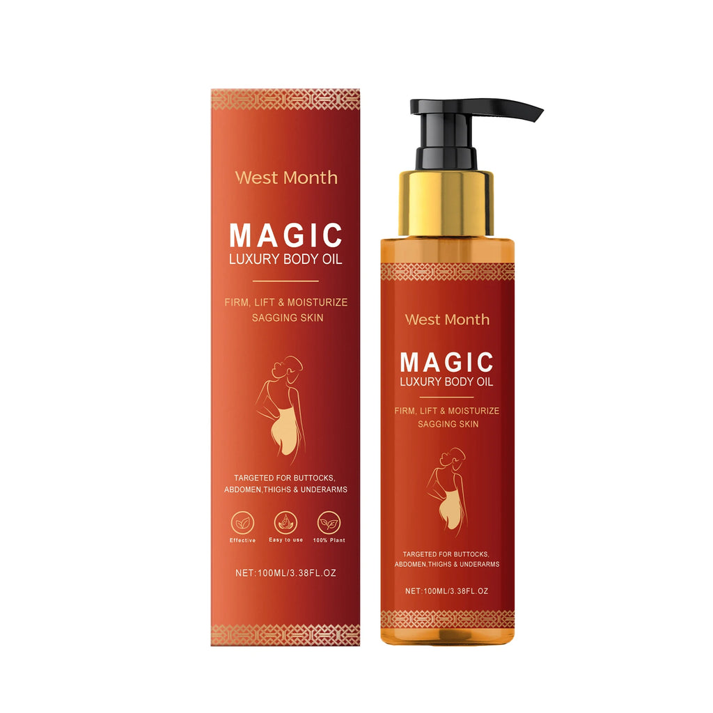 Rose Essential Oil Firming Body Oil For Skin Elasticity Daily Nourishing Hydrating Moisturizing
