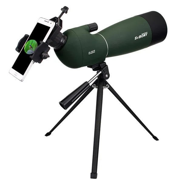 SVBONY 25x to 75x Zoom Spotting Scope for Bird Watching