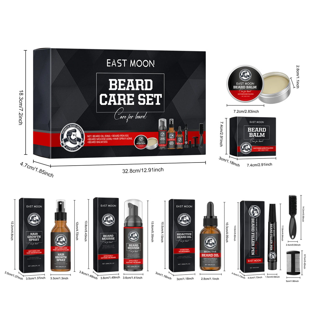 East Moon Sandalwood Beard Care Set for Men