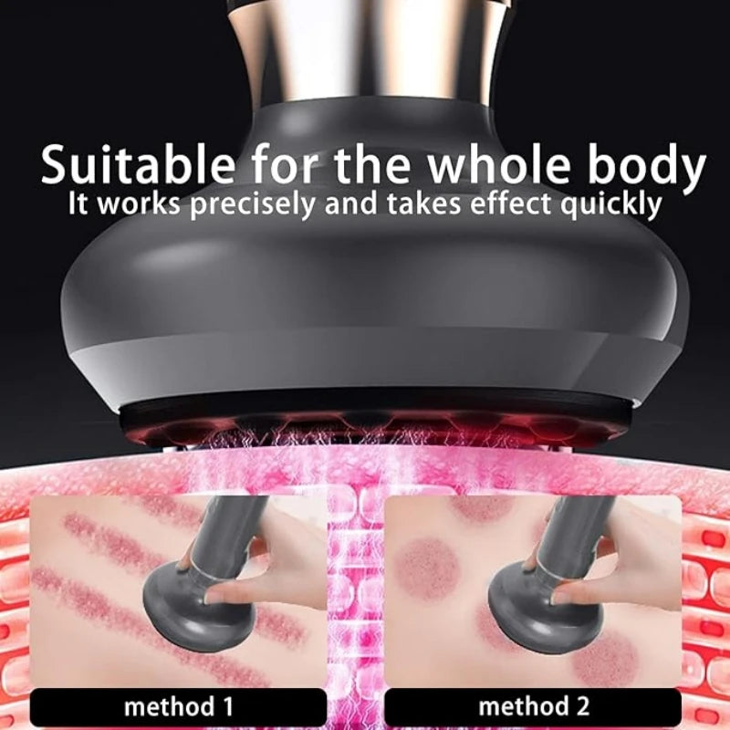 Full Body Cupping Scraping Massager USB Powered With Vacuum Cupping Technology 12 Level Intensity