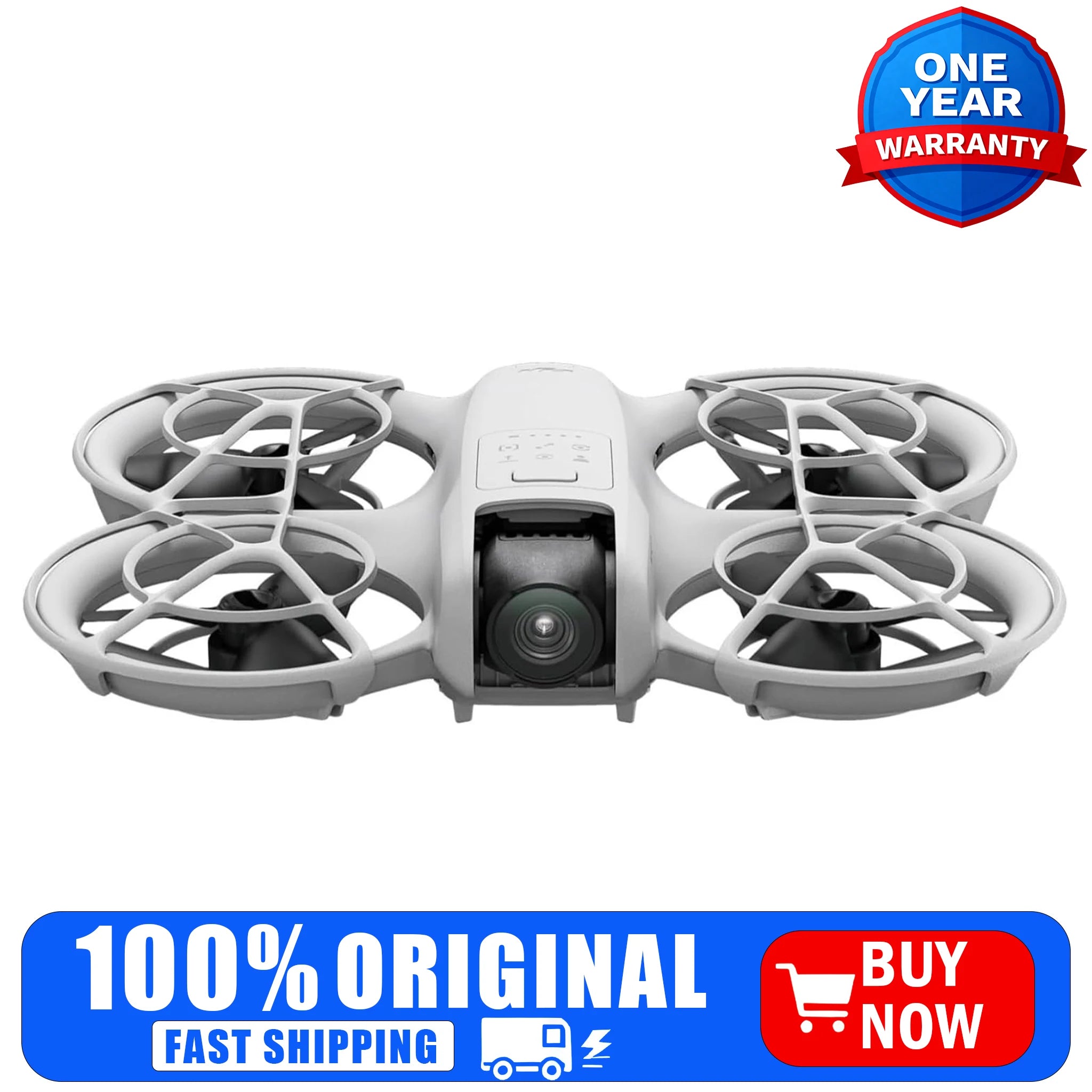 DJI Neo Mini Drone, 4K UHD Camera, 135g Self-Flying, Follow Me, Palm Takeoff, Subject Tracking, QuickShots, Stabilized Video
