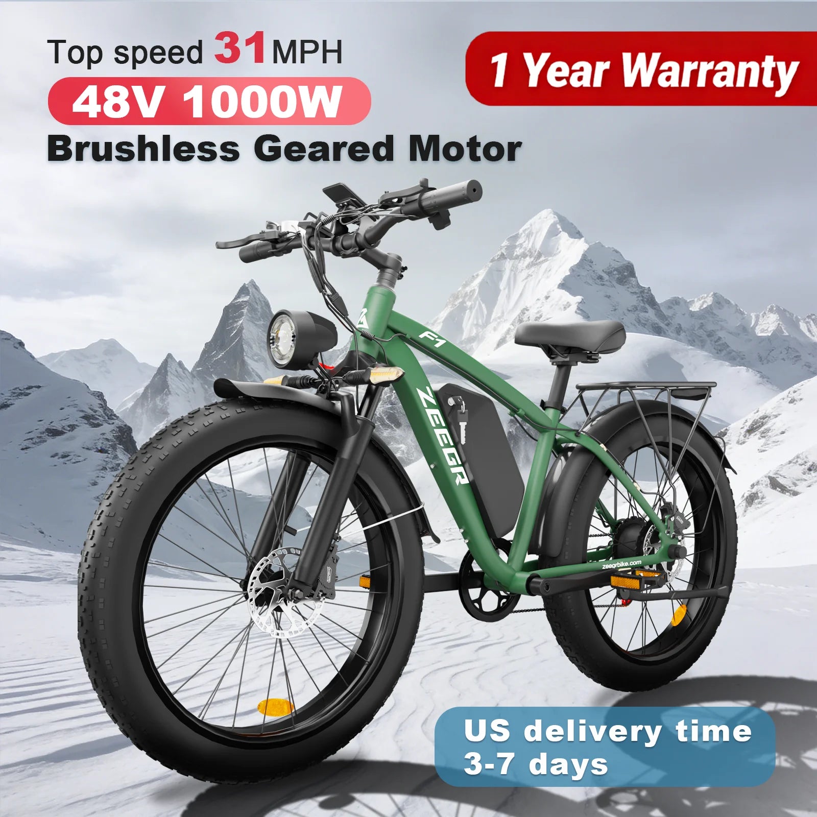 Moobelo M1 2000W Dual-Motor Electric Bicycle CE Certified