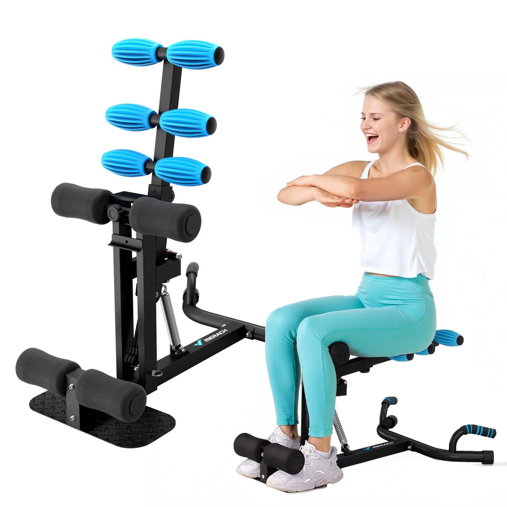 MERACH Deep Squat Machine Glutes Trainer Core Leg Push Up