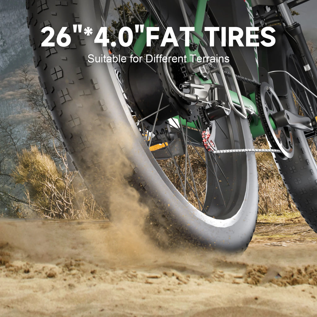 MOOBELO F1 Electric Bike 2000W Peak, 48V 16Ah Battery