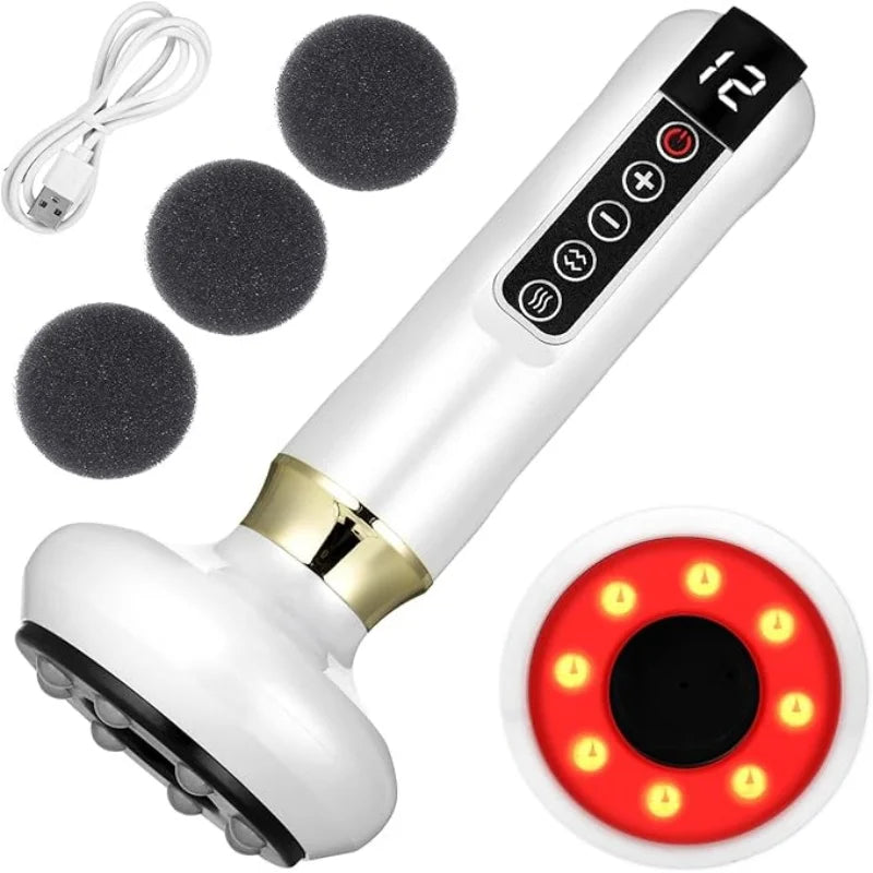 Full Body Cupping Scraping Massager USB Powered With Vacuum Cupping Technology 12 Level Intensity