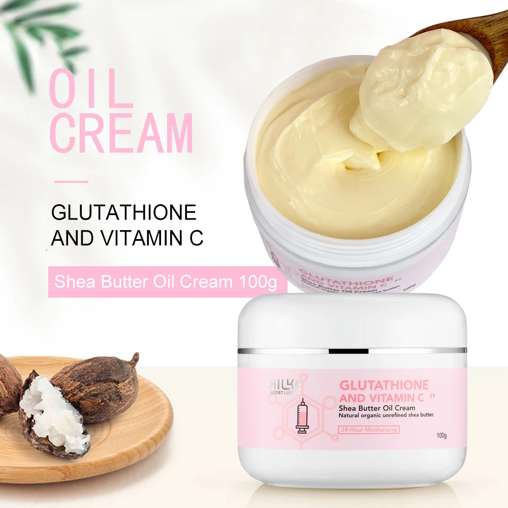 AILKE Whitening and Lightening Cream for Face and Body with Shea Butter Hydration