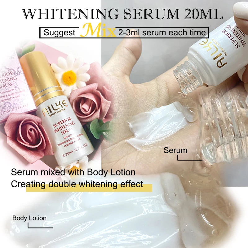 AILKE Whitening Face Cream With Collagen And Glutathione For All Skin Types