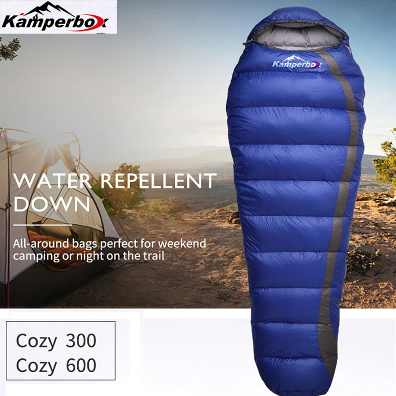 Kamperbox Lightweight Duck Down Sleeping Bag For Winter Camping