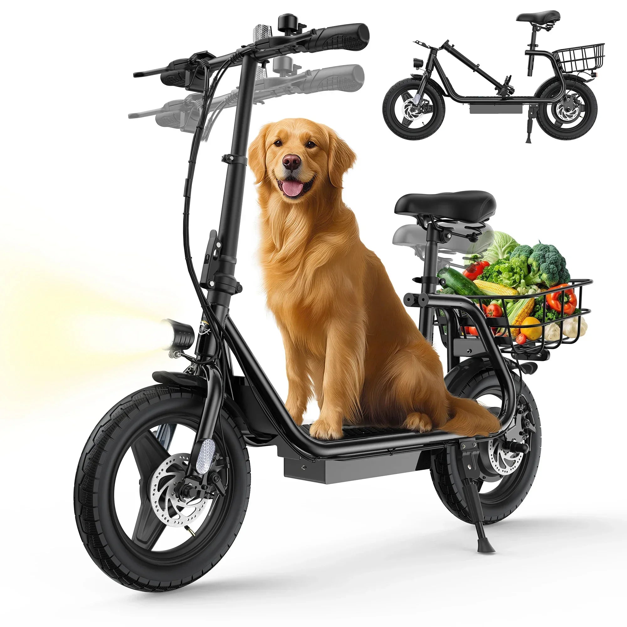 Varun P2 Electric Scooter 500W 48V Battery Foldable Escooter