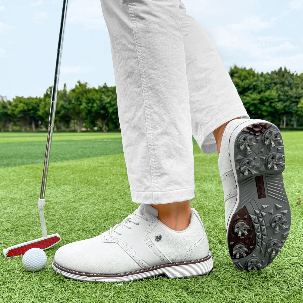 Lenox Spikes Golf Shoes for Men Walking Footwear