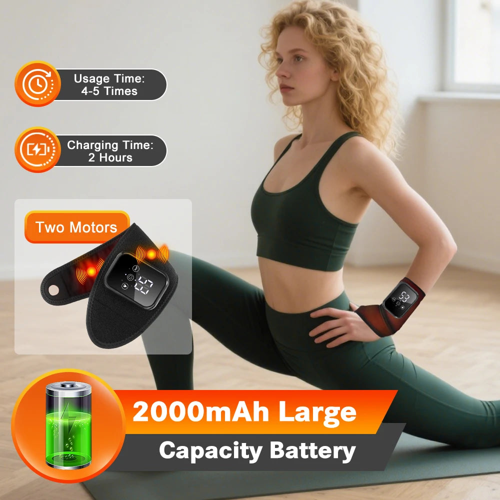 agdoad Electric Heating Wrist Massager For Carpal Tunnel Relief
