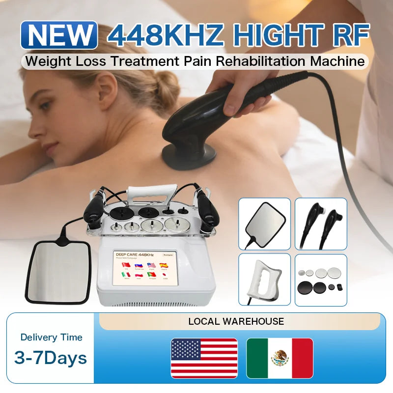 Upgrade 448K High-frequency Thermal Therapy Deep Tissue Therapy Microcurrent Massage for Shaping Relieve Muscle Soreness