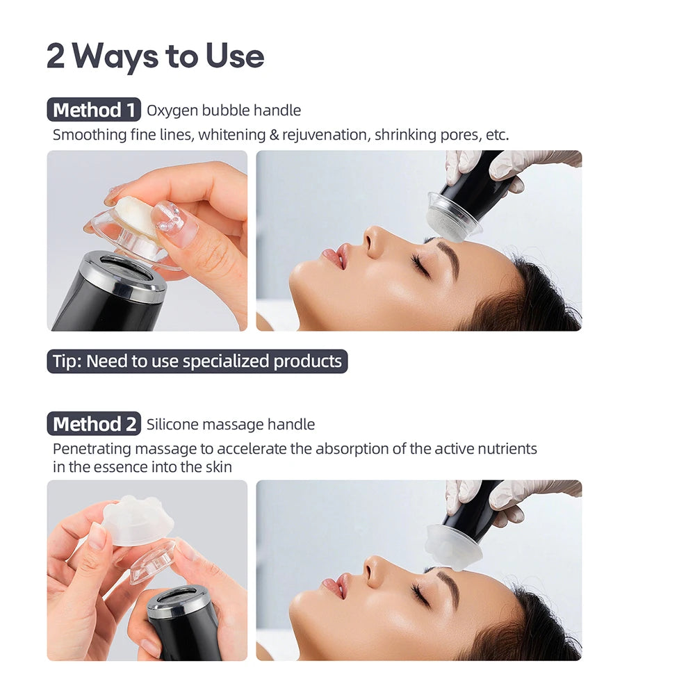 Foreverlily CO2 Oxygen Bubble Pen 5 Gear Facial Treatment