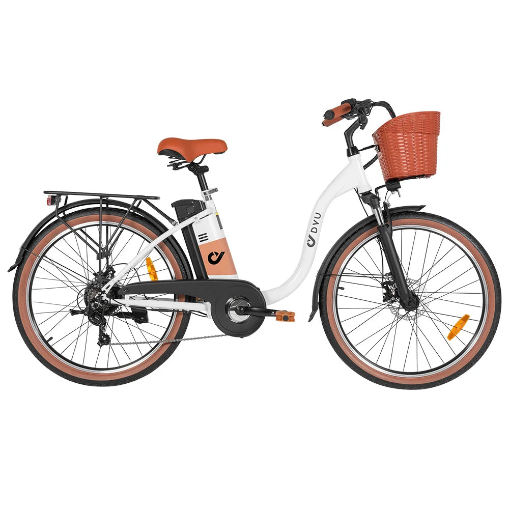 DYU C6 Pro Electric Bicycle TwoHundredFiftyWatt City EBike 36V Battery