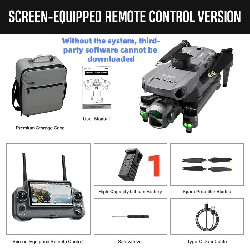 ISHOWTIENDA U8L 4K GPS Drone Ultimate Aerial Photography Stabilization Gimbal