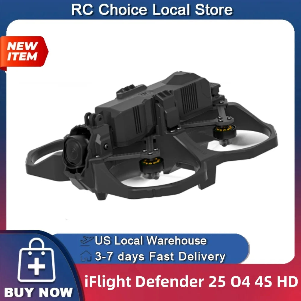 iFlight Defender 25 O4 HD RTF Drone Sub249g with O4 Air Unit Pro Duct Propeller Protection Racing Quadcopter