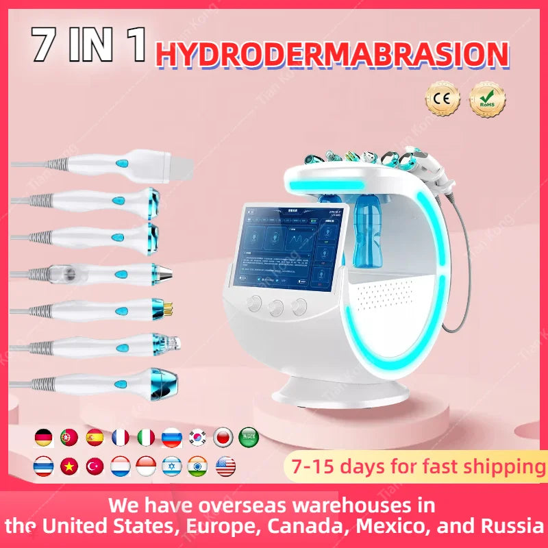 Myoslim 7in1 Smart Hydra Oxygen Dermabrasion Facial Machine