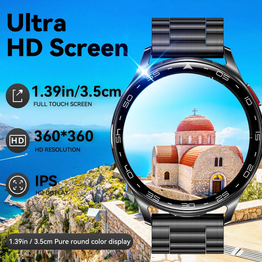 EIGIIIS Smart Watch With Earbuds HD Fitness Tracker Heart Rate