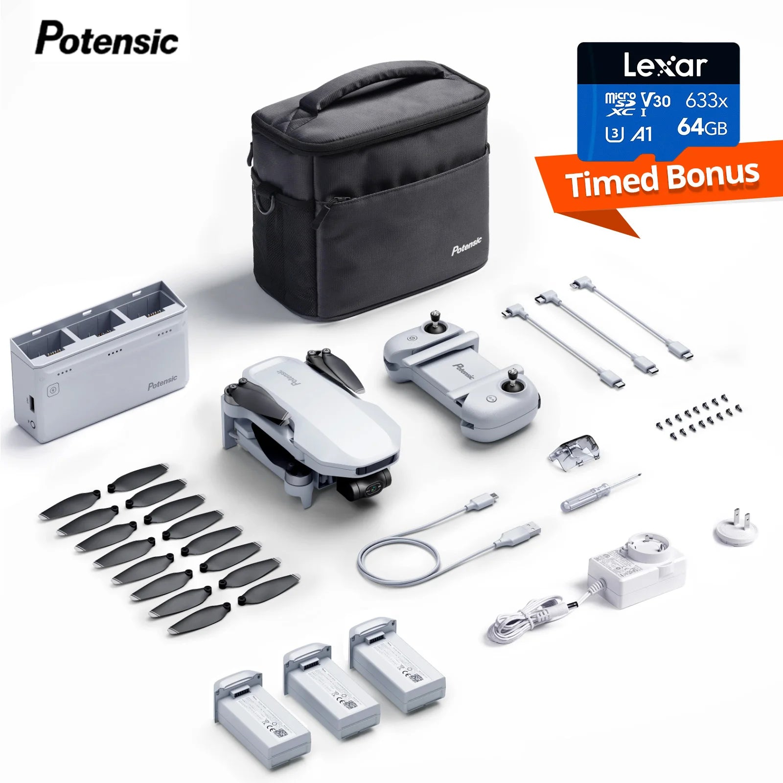Potensic C0 4K GPS Drone With 3 Axis Gimbal