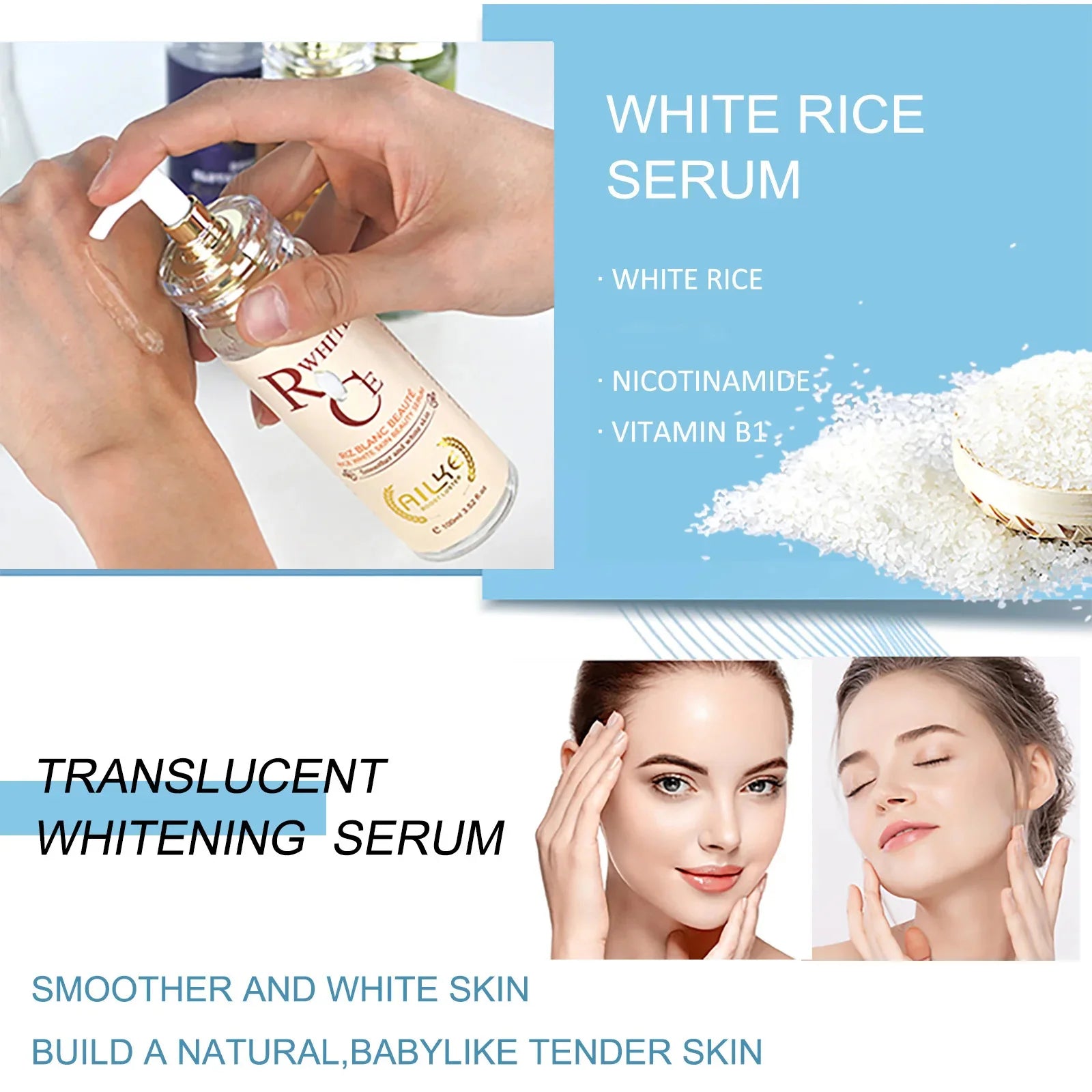 AILKE Multi-Vitamin Body Lotion Whitening And Dark Spot Correction