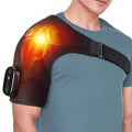 Rechargeable Electric Heating Shoulder Massage Belt Vibration Pad Muscle Relax Shoulder Support Brace Belt