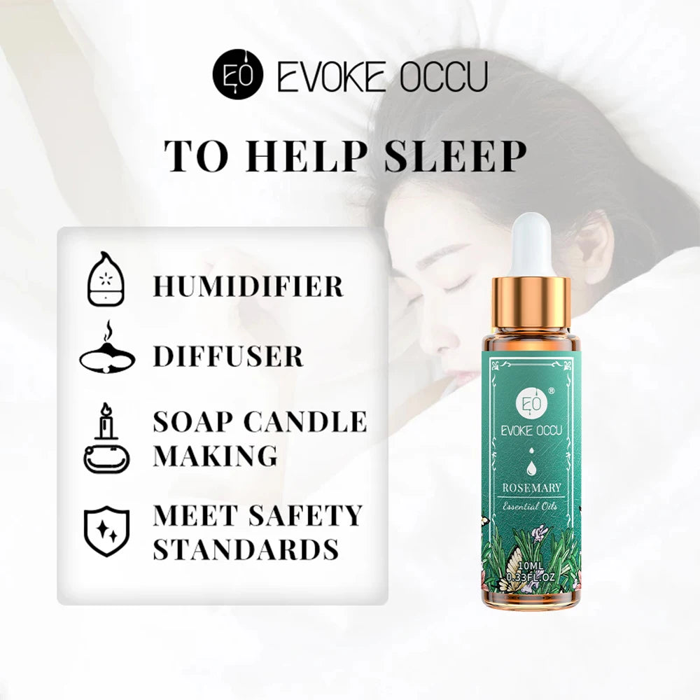 EVOKE OCCU Pure Essential Oils Set Fragrance Collection For Diffuser