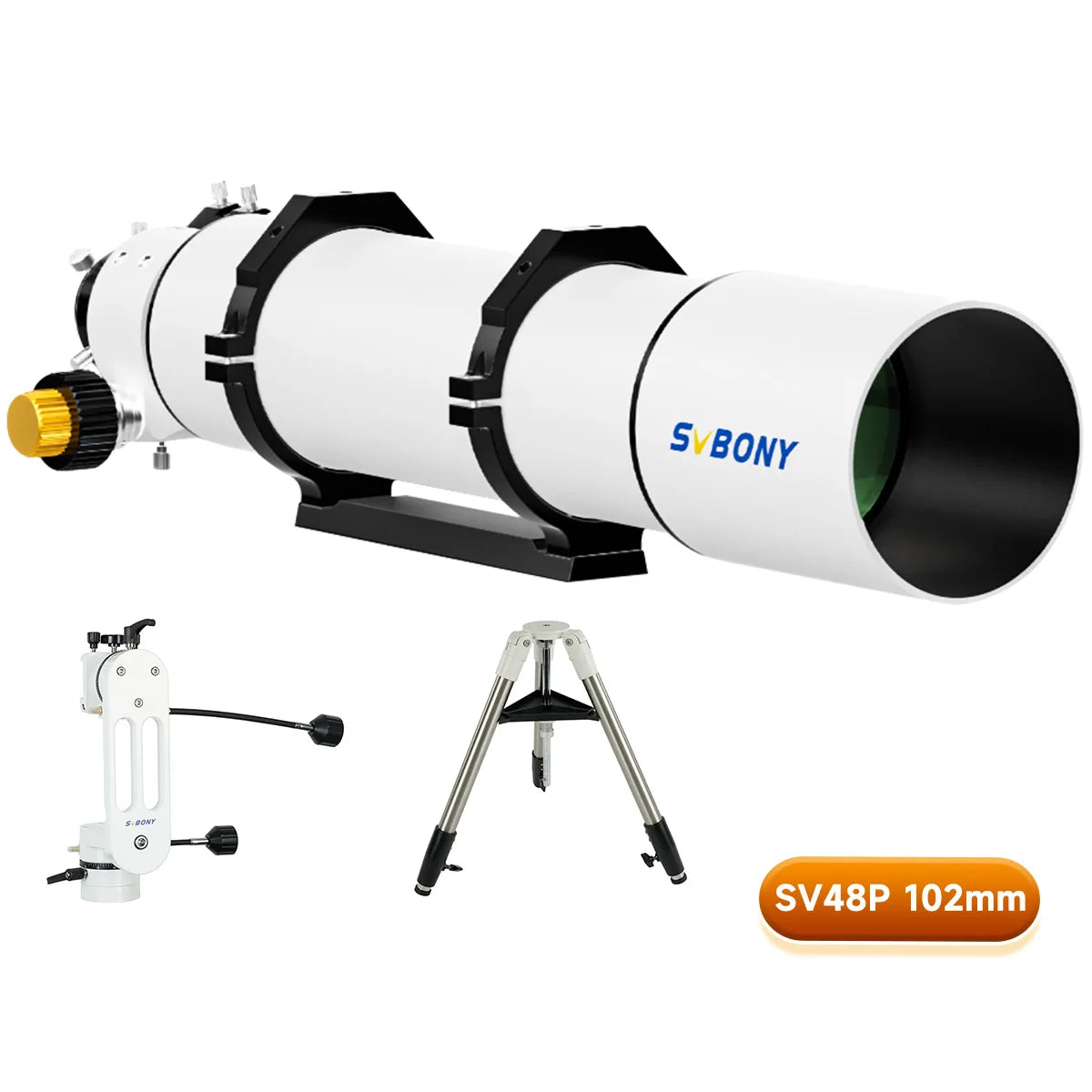 Svbony SV48P Dual Speed Focuser Refractor Telescope for Deep Sky