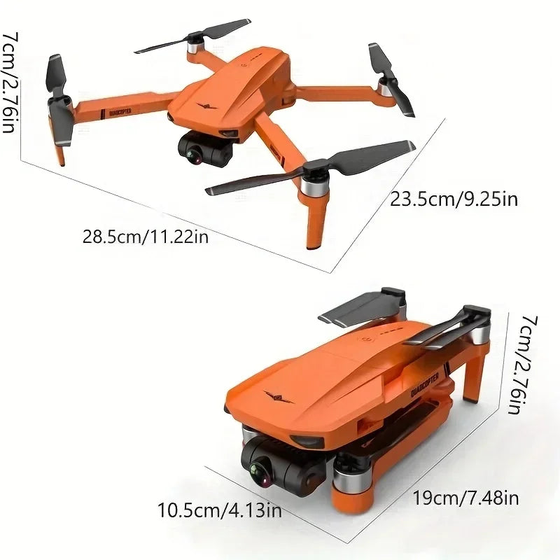 QJ KF102 4K HD GPS Drone With Dual Camera 2 Axis Gimbal Optical Flow FPV Foldable Quadcopter