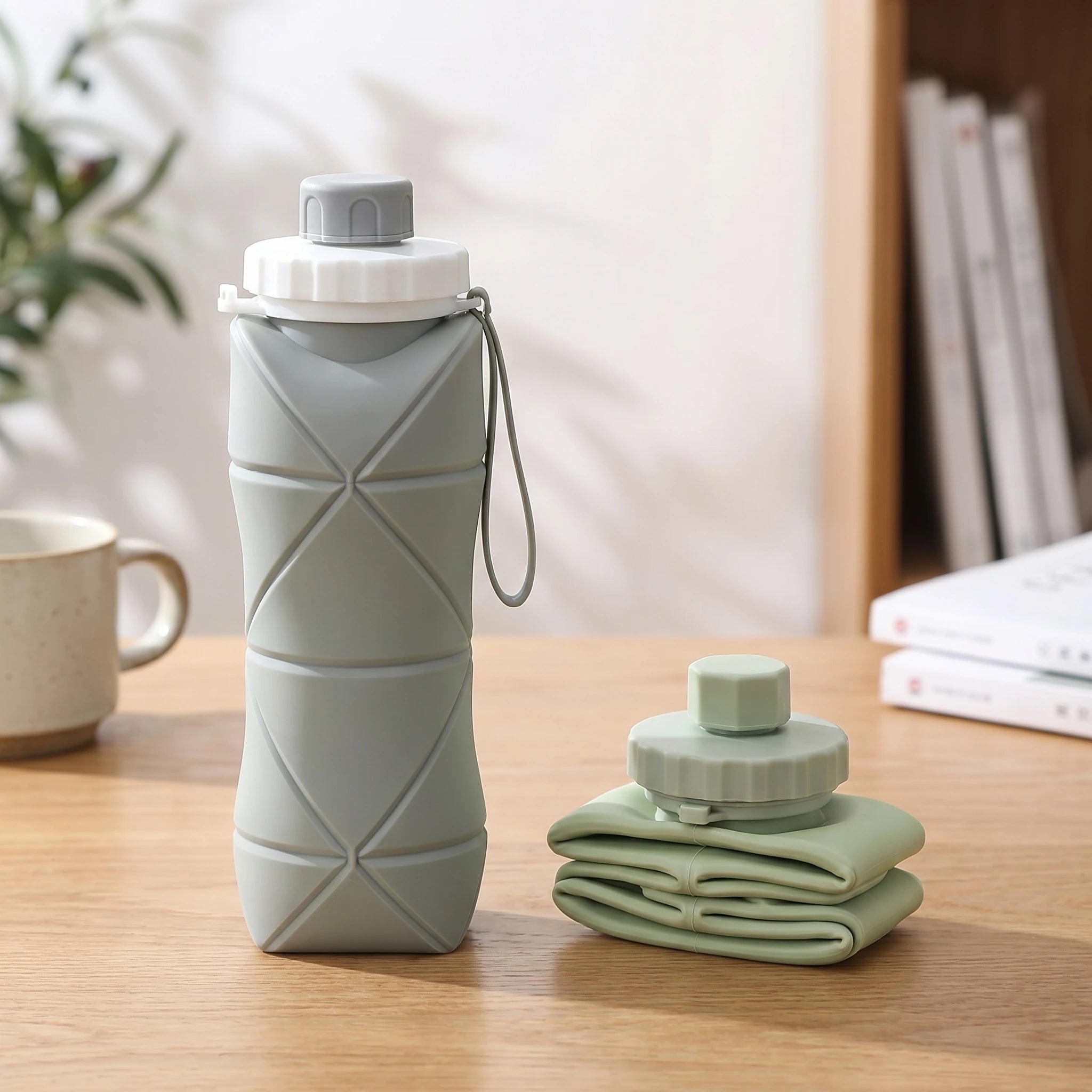 Silicone Folding Water Bottle for Outdoor Activities