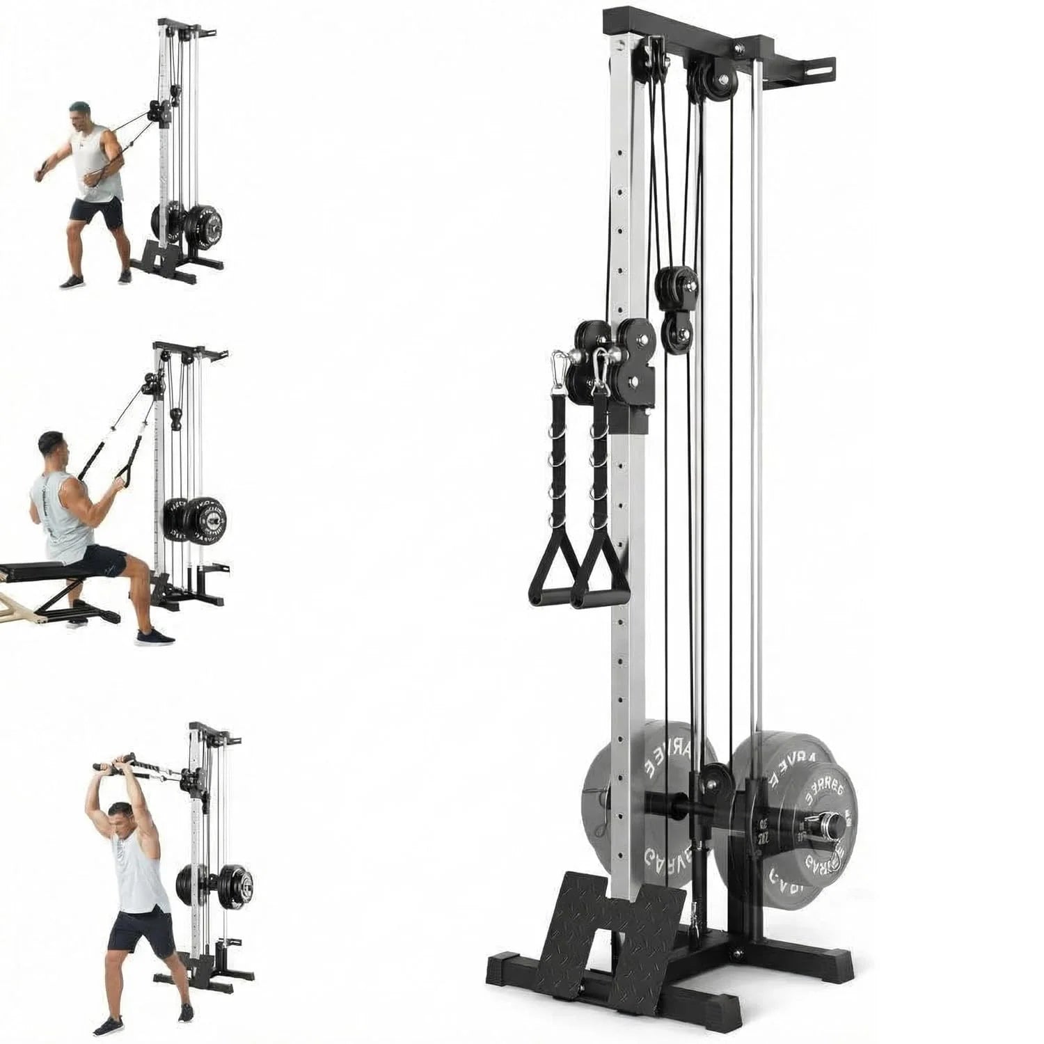 Acekool Wall Mount Cable Station 18-Position Pulldown and Dual Pulleys