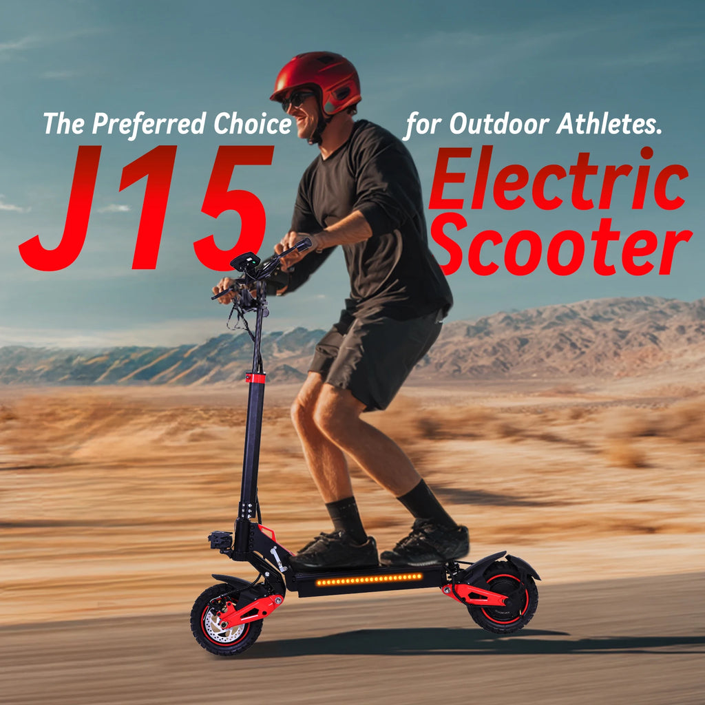 Obarter J15 Electric Scooter 1600W 48V 18Ah, 31mph