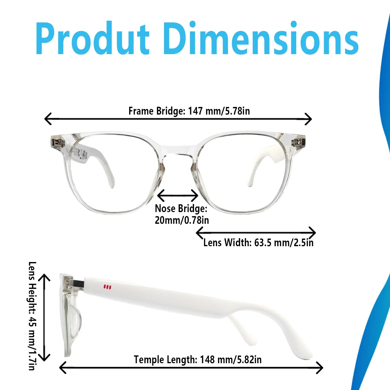 Giinova AI Translation Smart Glasses With Photochromic Lenses