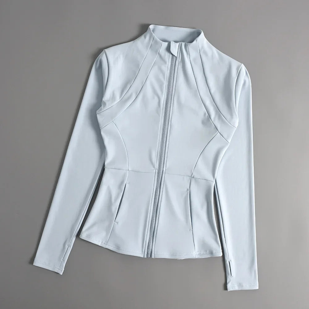 Women's Yoga Slim Long Sleeve Fitness Top Breathable