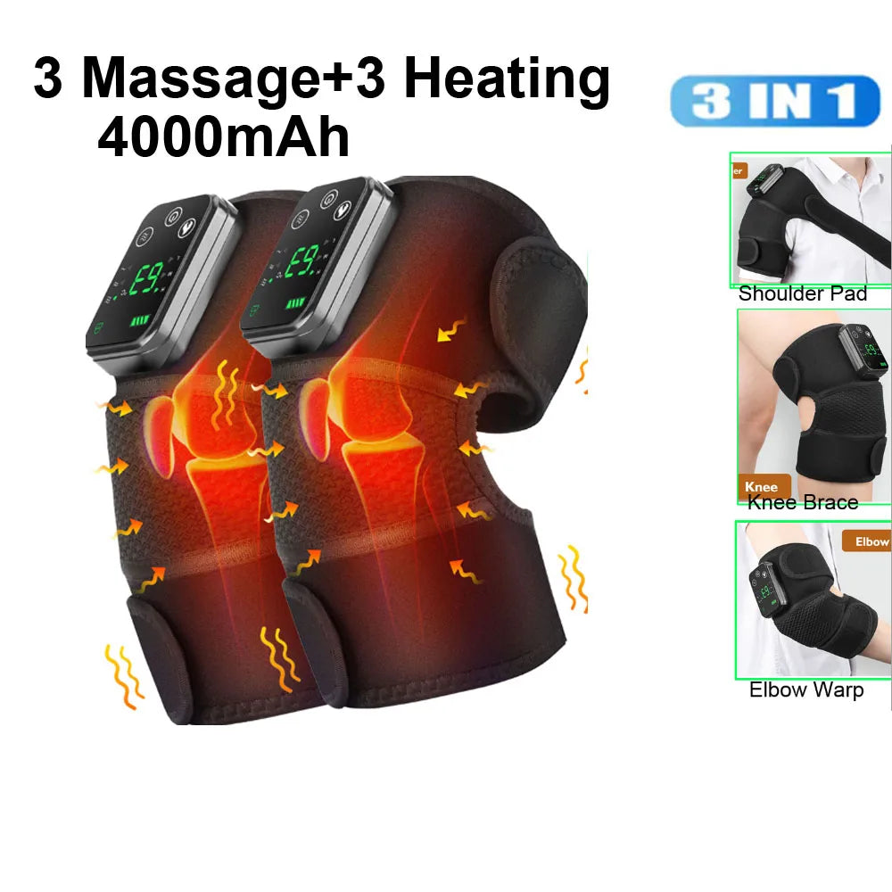 Hailicare Knee Massager With Heating And Vibration