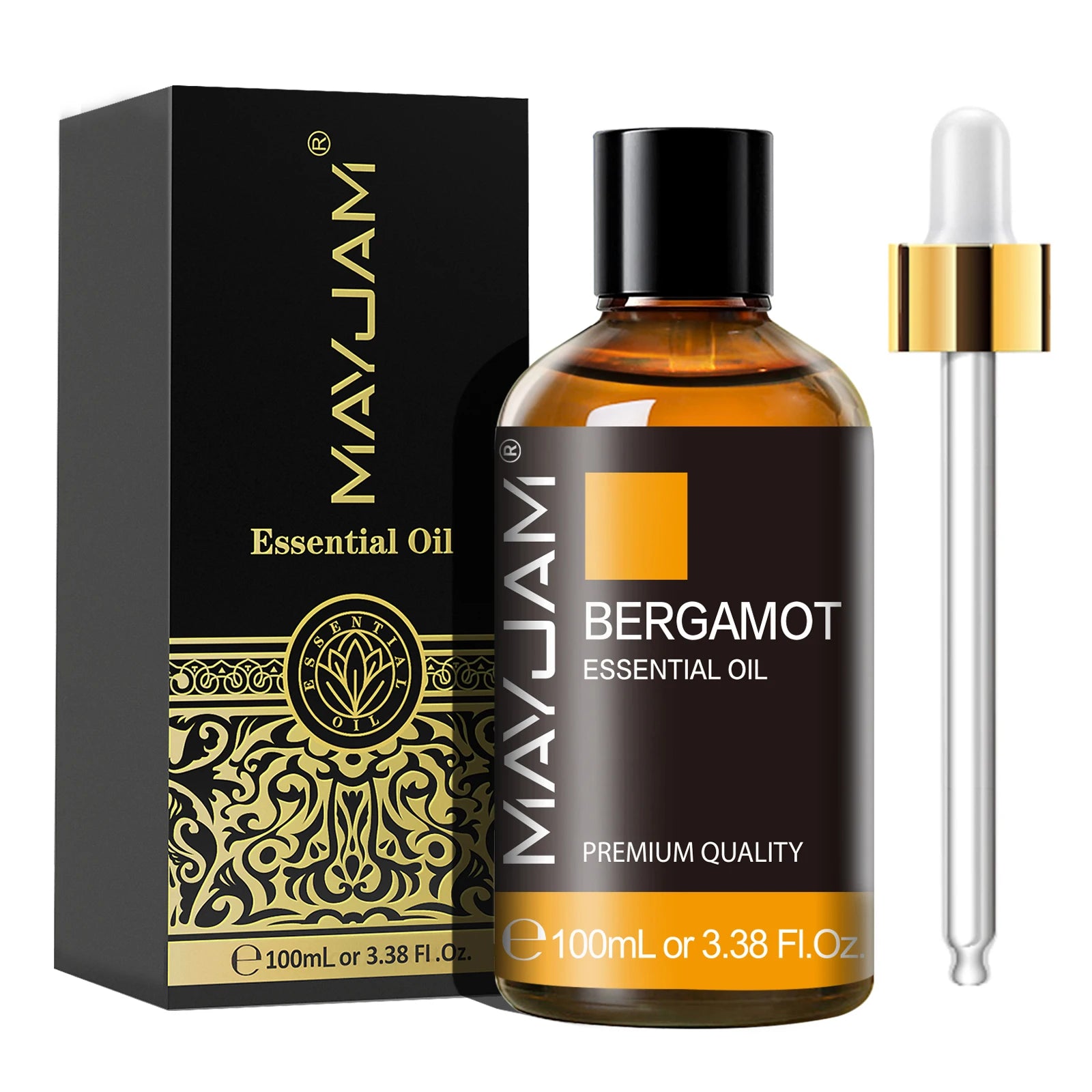 MAYJAM Pure Essential Oil For Humidifier Diffuser Vanilla Bergamot