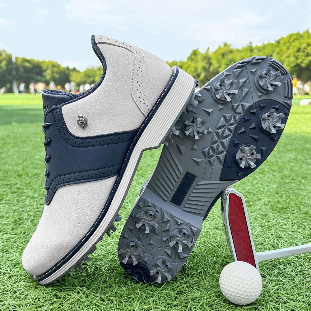 Lenox Spikes Golf Shoes for Men Walking Footwear
