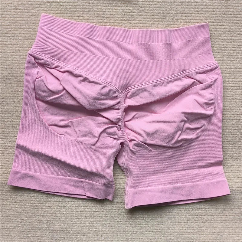 LEDP Seamless Gym Running Shorts For Women Biker Yoga Athleisure