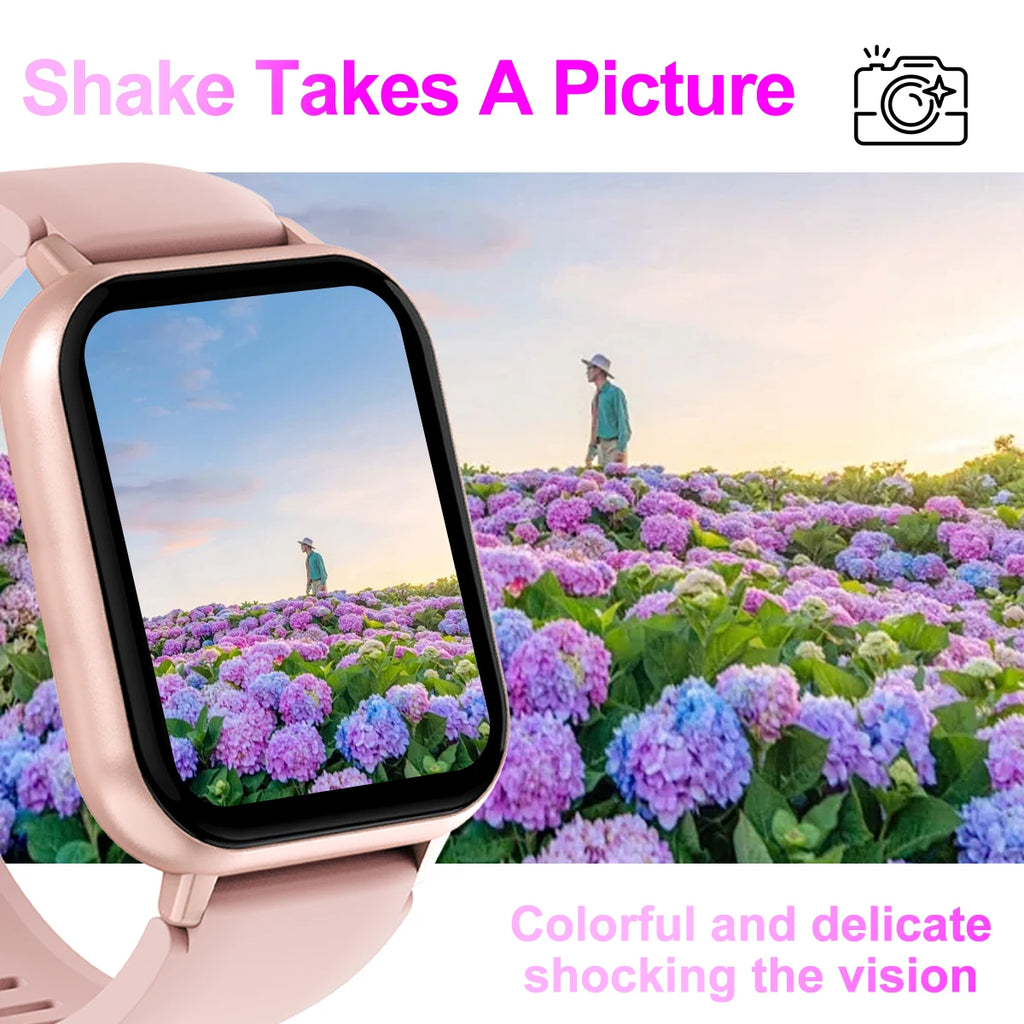 Smart Watch With Wireless Calling Music Messages Custom Watch Face