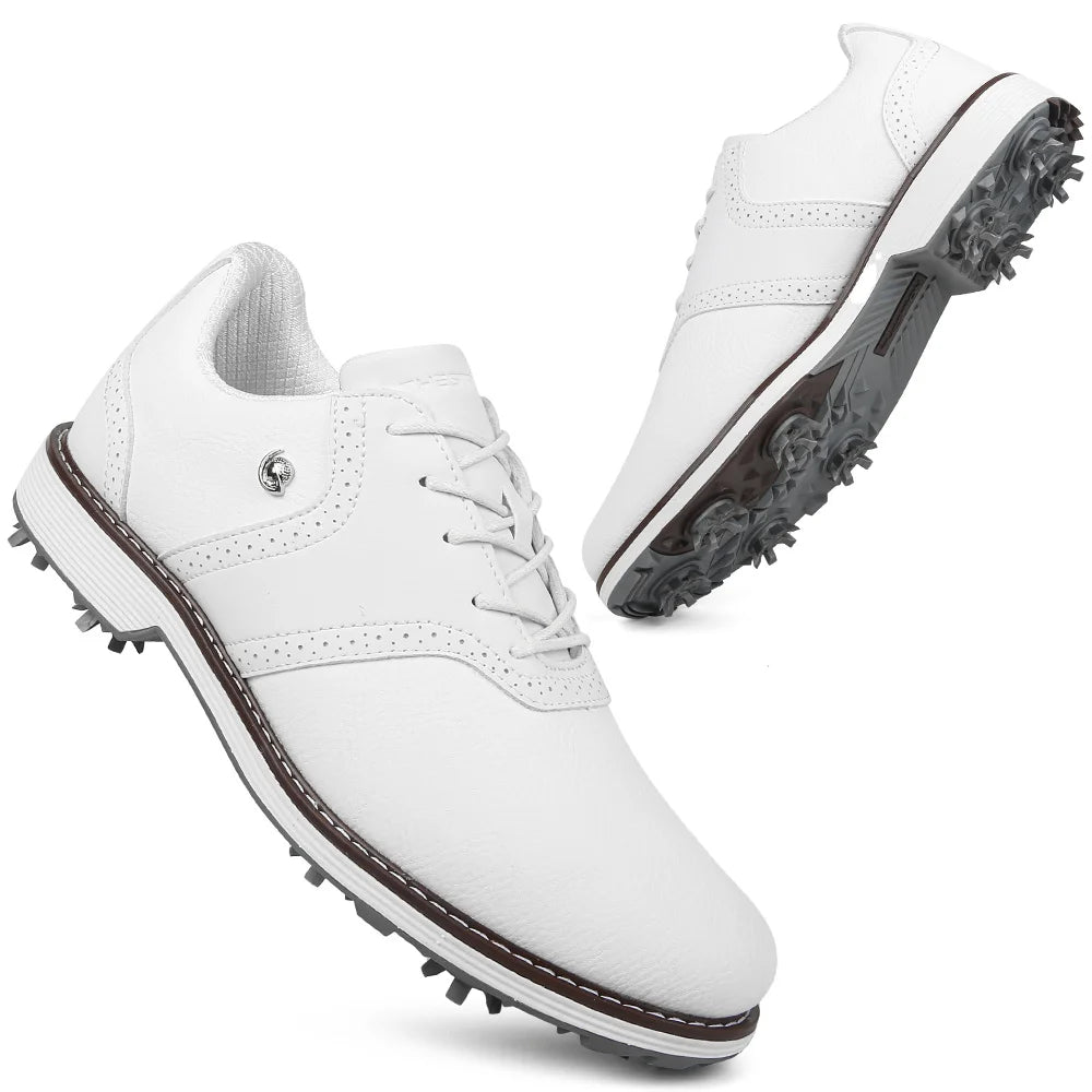 Lenox Spikes Golf Shoes for Men Walking Footwear