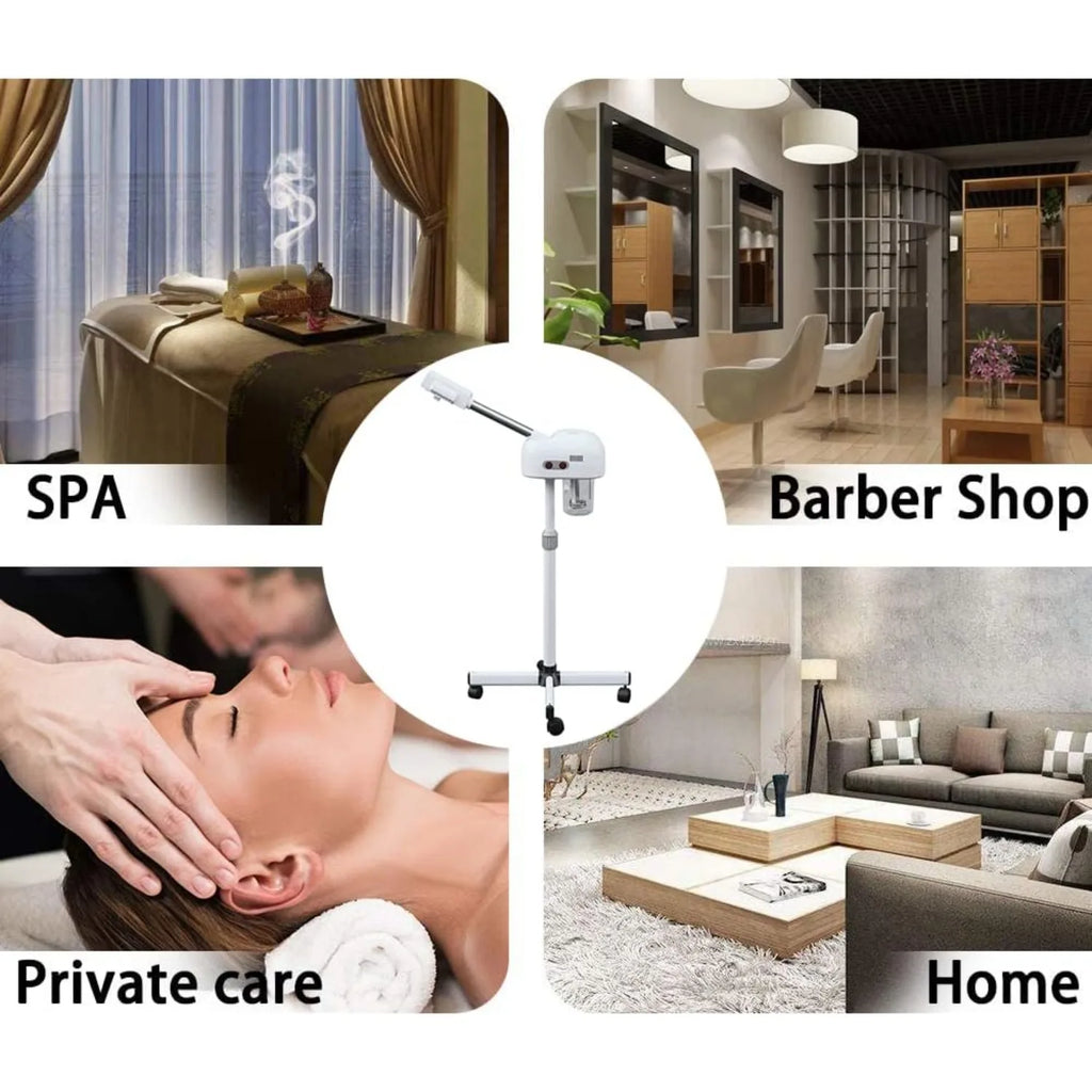 Bymaocar Facial Steamer With 360 Degree Rotating Nozzle Pore Cleansing