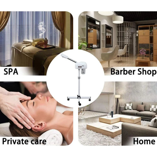 Bymaocar Facial Steamer With 360 Degree Rotating Nozzle Pore Cleansing