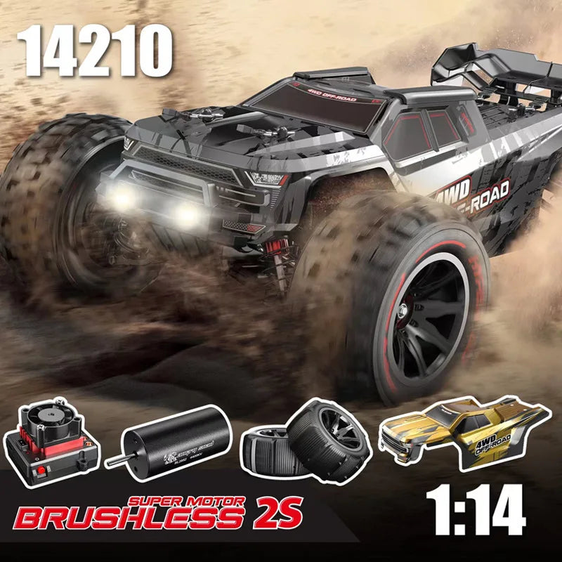 JIUSI 1 14 Scale RC Car 4WD Brushless Off Road Remote Control