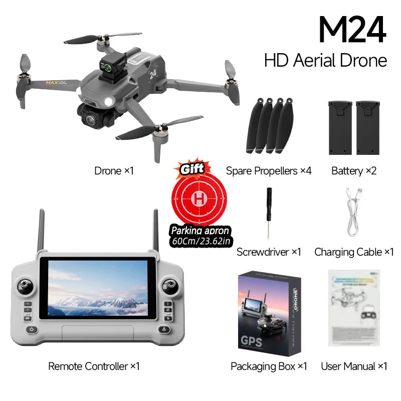 QJ M24 GPS Drone With 8K Camera And 5G Transmission