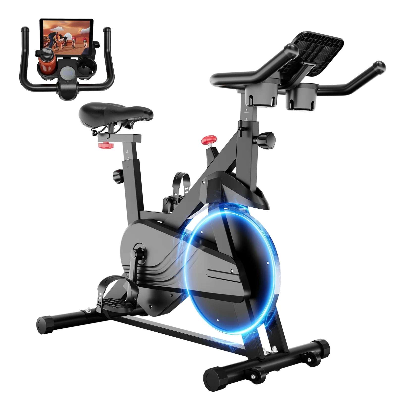 Superun 32-Level Magnetic Resistance Exercise Bike