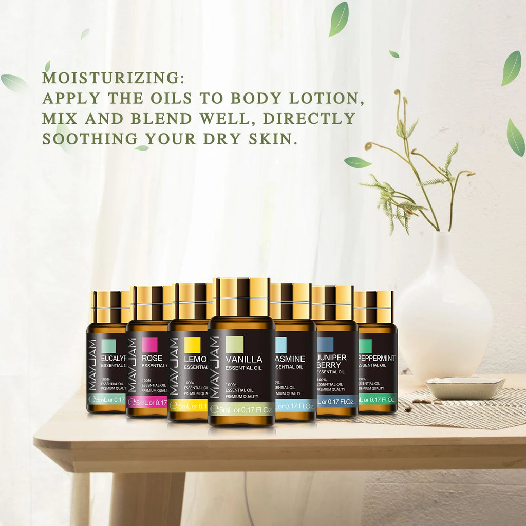 MAYJAM 28pcs LuxuriousTherapeutic PureNatural EssentialOils ForDiffuser Aromatherapy