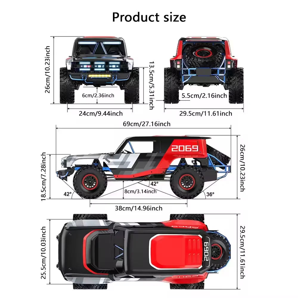 BEYONDSKY 1 8 Scale Hyper Go H8P RC Car OffRoadThriller
