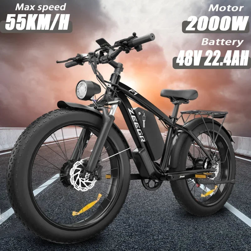 F1 2000W Dual Motor Electric Bike