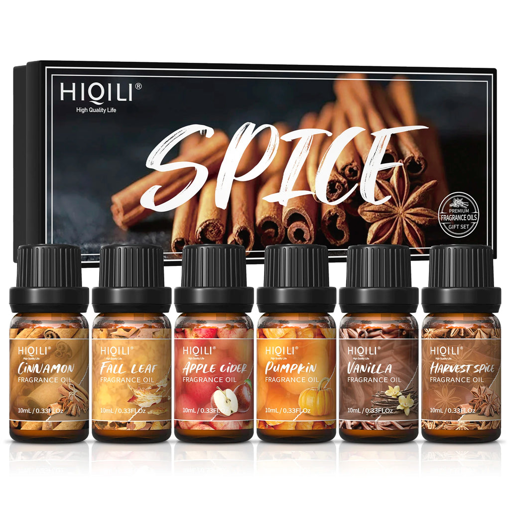 HIQILI Fragrance Oil Set Six Piece for Diffuser DIY Crafts