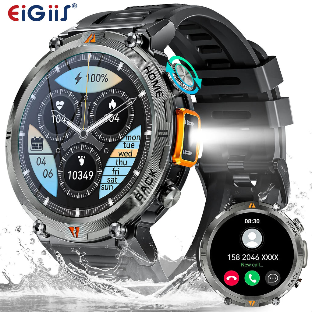 EIGIIS KE3 Smartwatch Bluetooth Call And Heart Rate Monitor